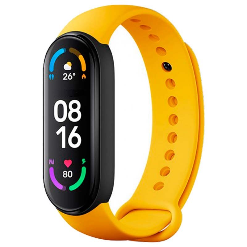 Pour Xiaomi Mi Band 7 Pro Bracelet de montre en TPU couleur unie (jaune)