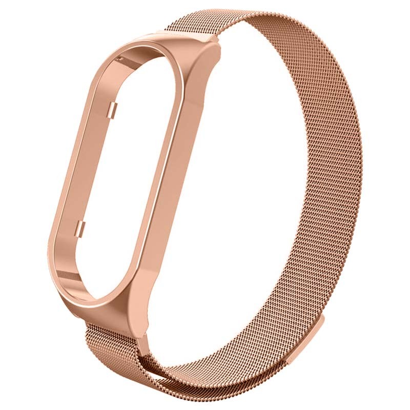 Correa Xiaomi Smart Band 7 Milanesa Magnética Dorado Rosa - Ítem