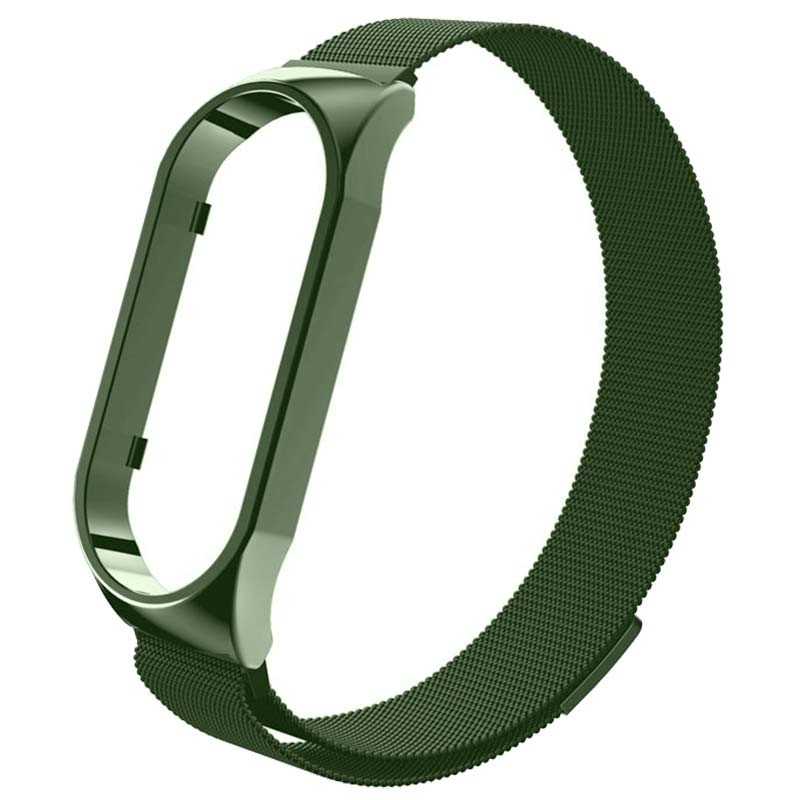 Correa Xiaomi Smart Band 7 Milanesa Magnética Verde Bosque - Ítem