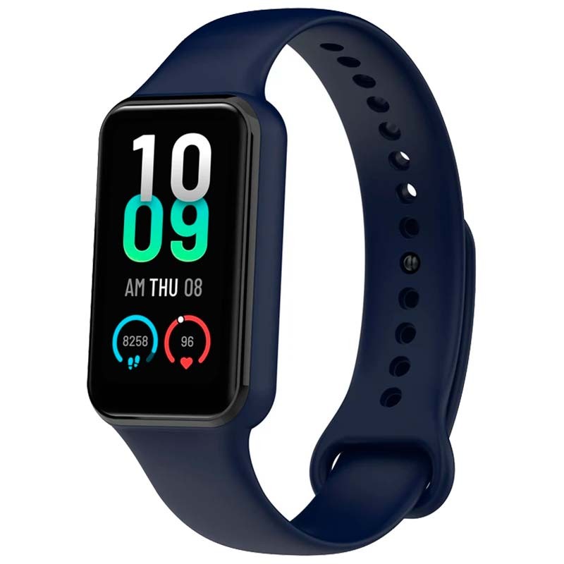 Correa de silicona azul marino para Amazfit Band 7 - Ítem