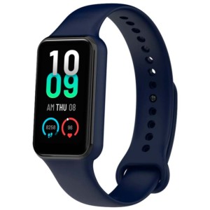 Correa de silicona azul marino para Amazfit Band 7