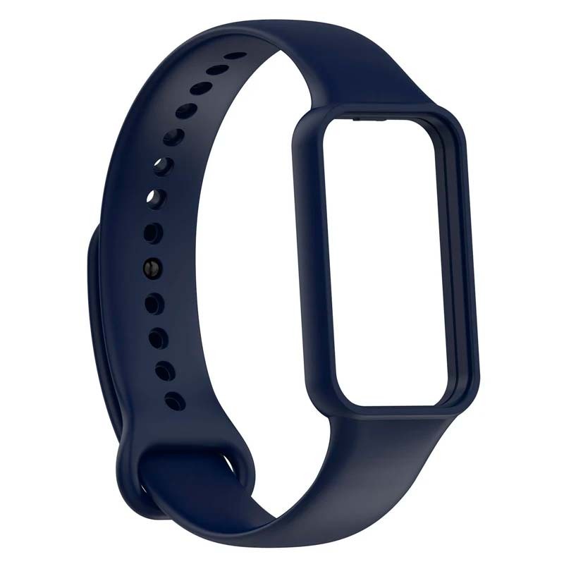 Correa de silicona azul marino para Amazfit Band 7 - Ítem1