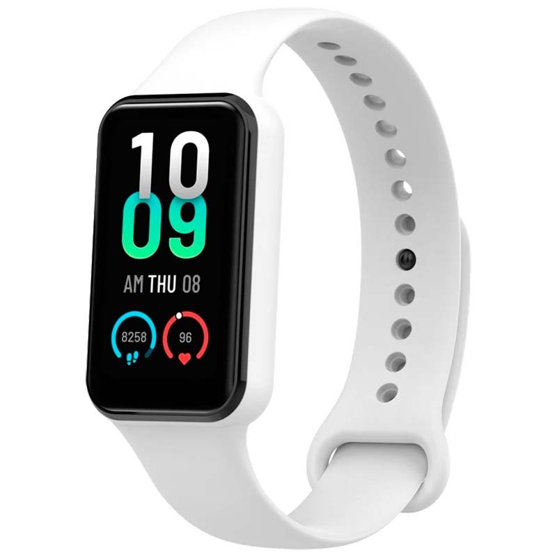 Correa de silicona blanca para Amazfit Band 7 - Ítem