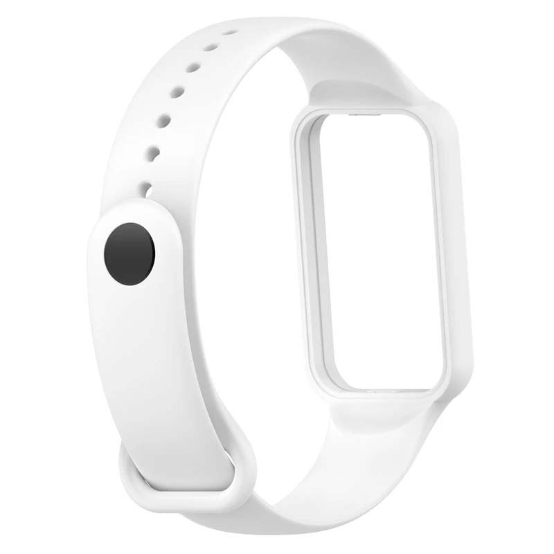 Correa de silicona blanca para Amazfit Band 7 - Ítem2