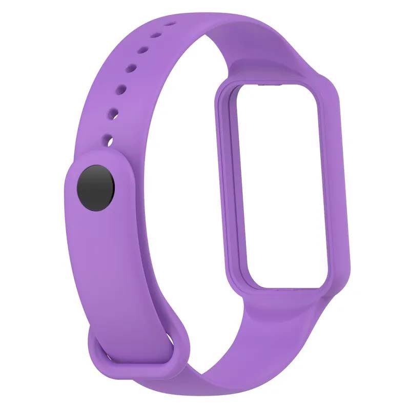 Pulseira de silicone roxa para Amazfit Band 7 - Item2