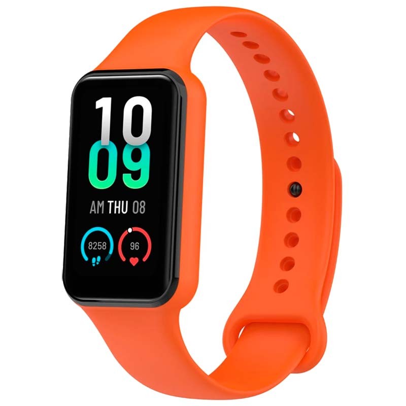 Pulseira de silicone laranja para Amazfit Band 7 - Item