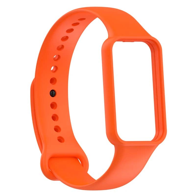 Correa de silicona naranja para Amazfit Band 7 - Ítem1