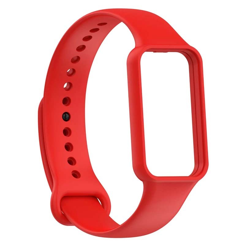 Correa de silicona roja para Amazfit Band 7 - Ítem1