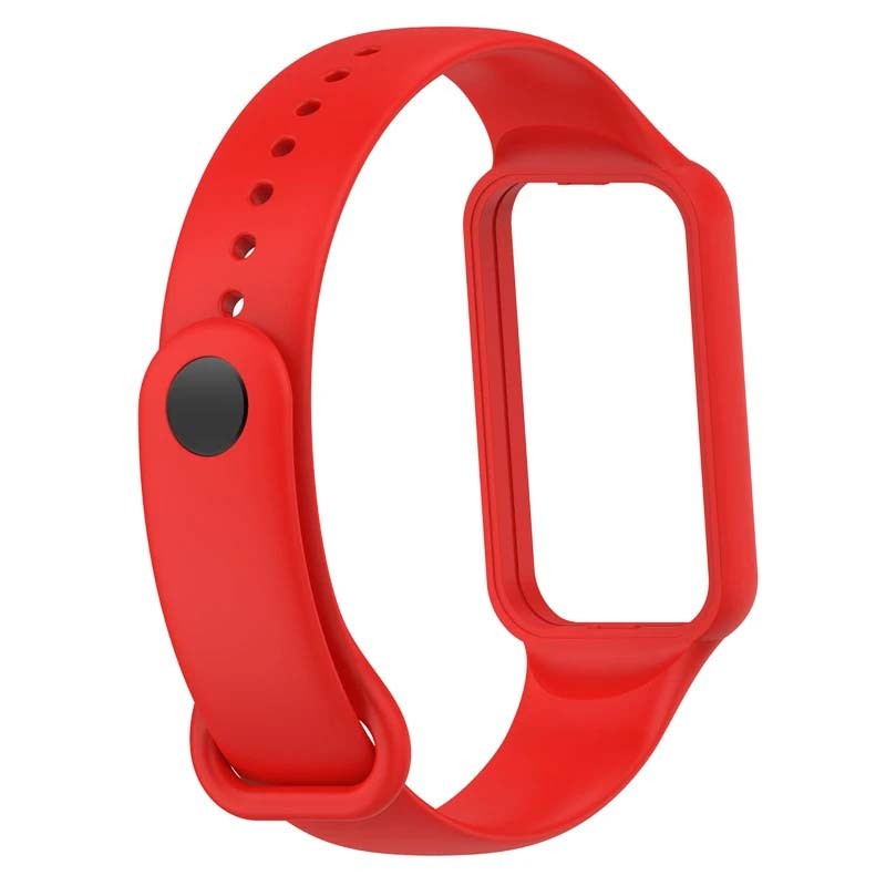 Correa de silicona roja para Amazfit Band 7 - Ítem2