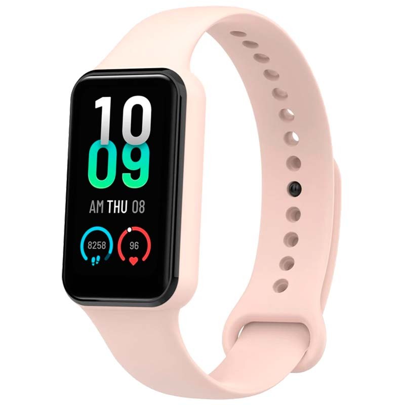 Correa de silicona rosa para Amazfit Band 7 - Ítem