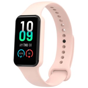 Correa de silicona rosa para Amazfit Band 7