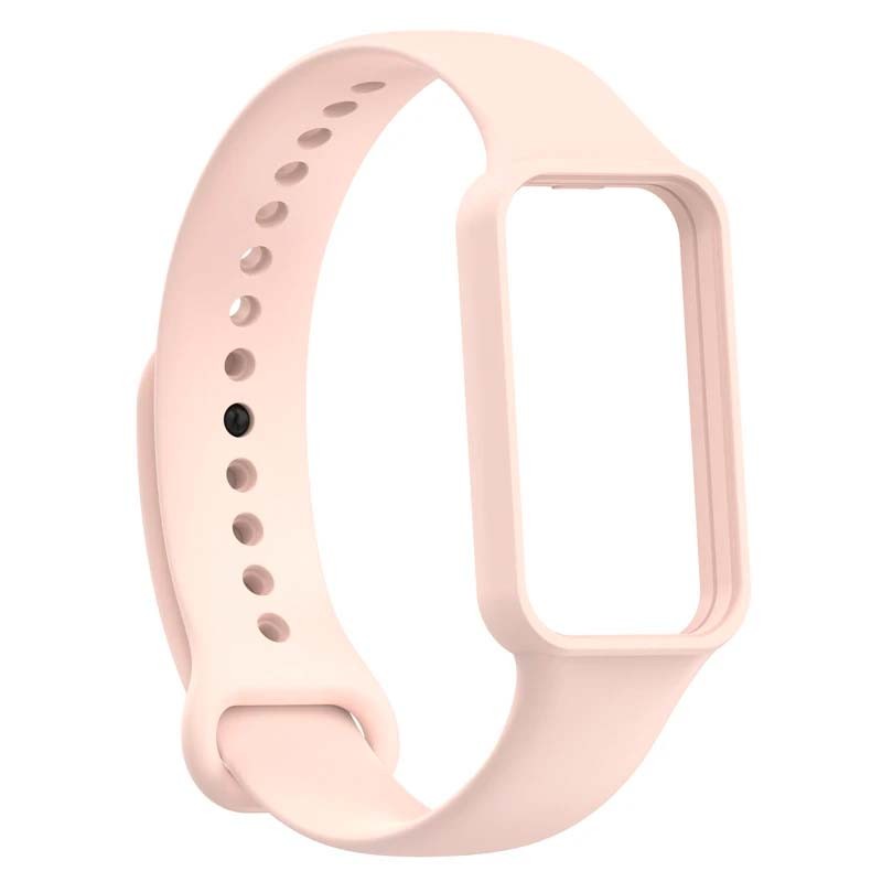 Correa de silicona rosa para Amazfit Band 7 - Ítem1