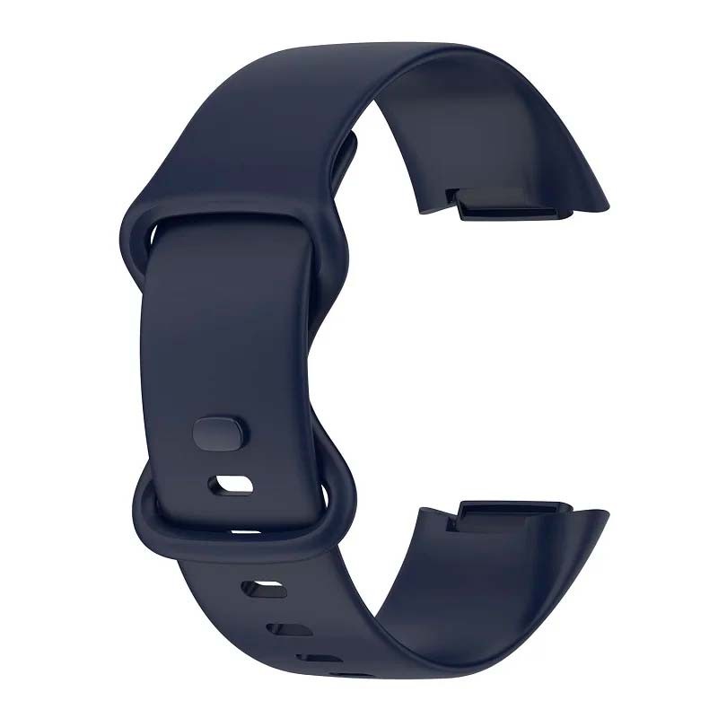 Correa de silicona azul marino para Fitbit Charge 6 - Ítem1