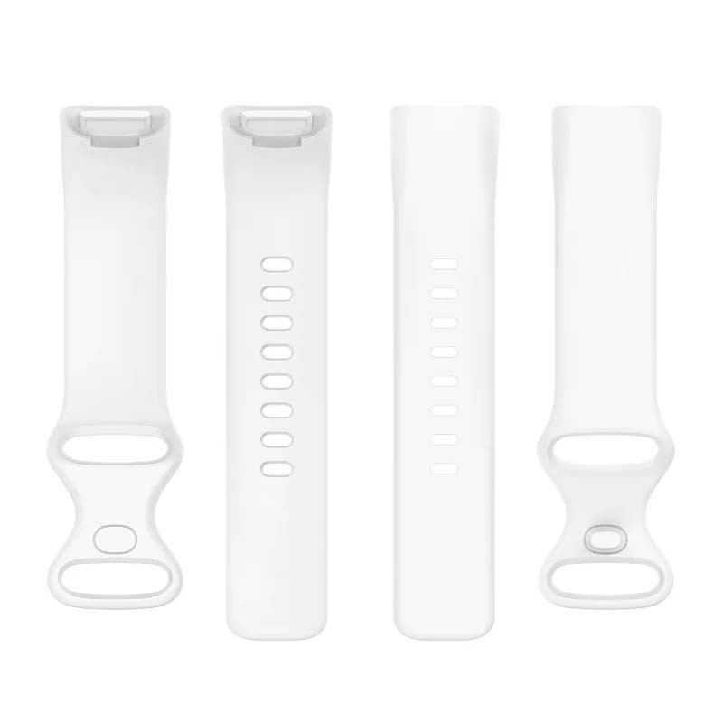 Correa de silicona blanca para Fitbit Charge 6 - Ítem4