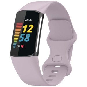 Correa de silicona lavanda para Fitbit Charge 6