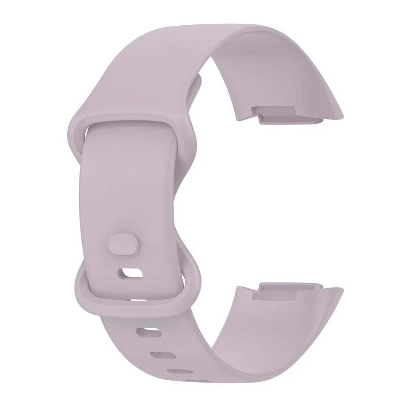 Correa de silicona lavanda para Fitbit Charge 6 - Ítem1