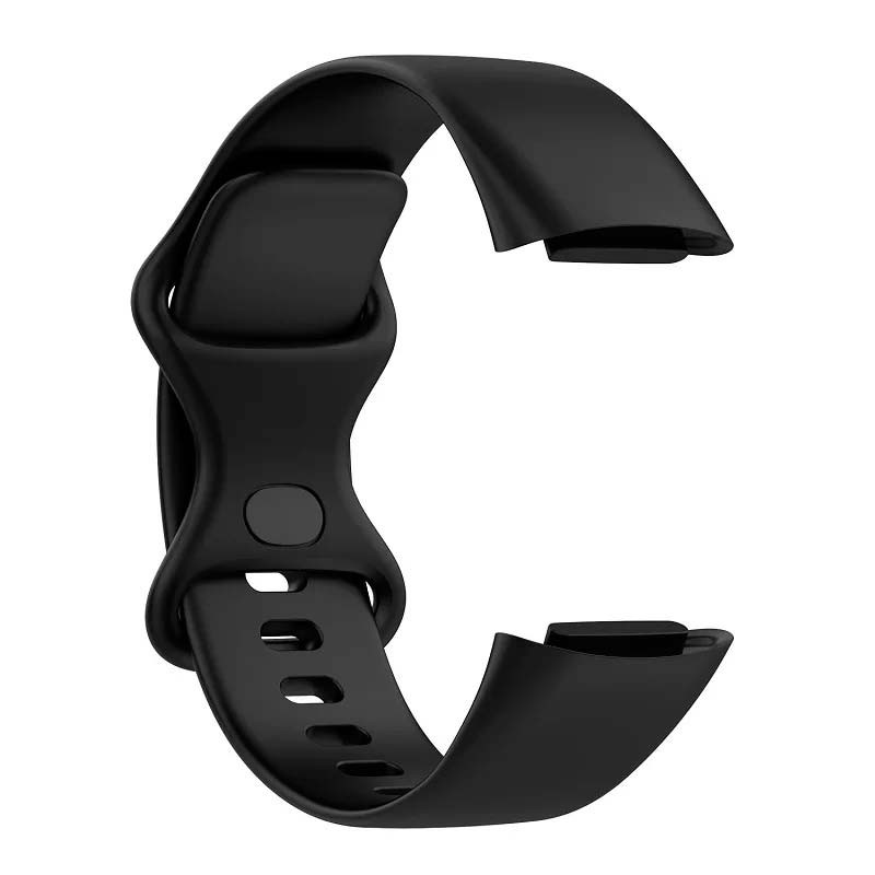 Correa de silicona negra para Fitbit Charge 6 - Ítem3