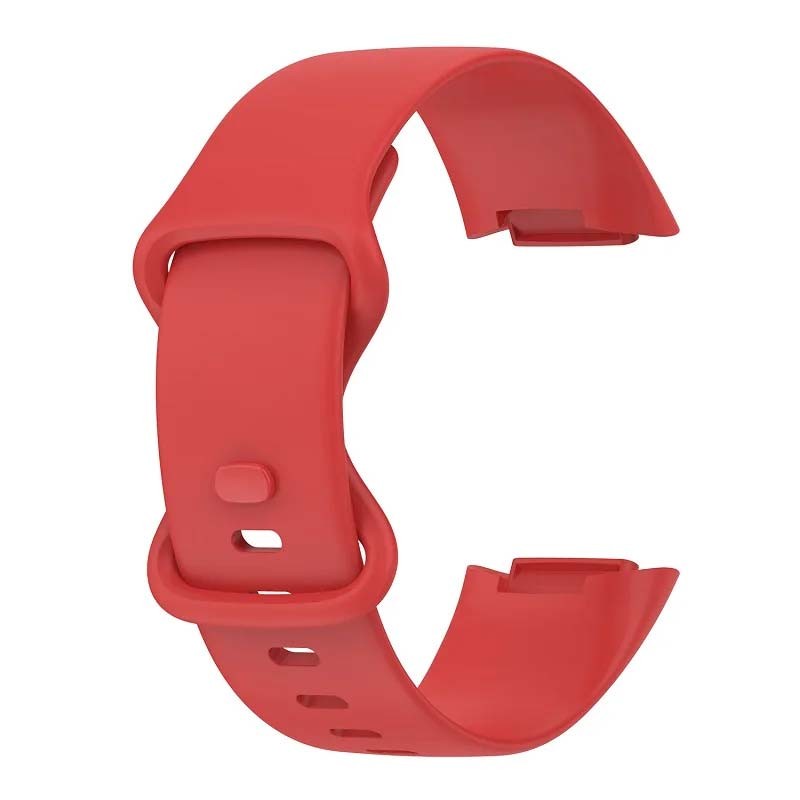 Bracelet en silicone rouge pour Fitbit Charge 6 - Ítem2