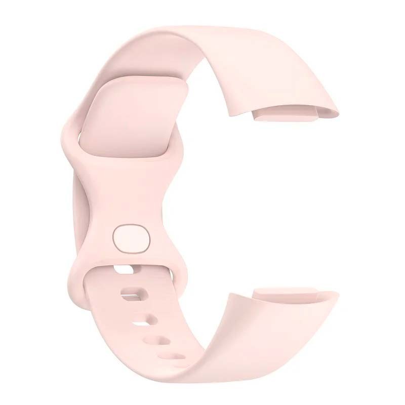 Bracelet en silicone rose pour Fitbit Charge 6 - Ítem3