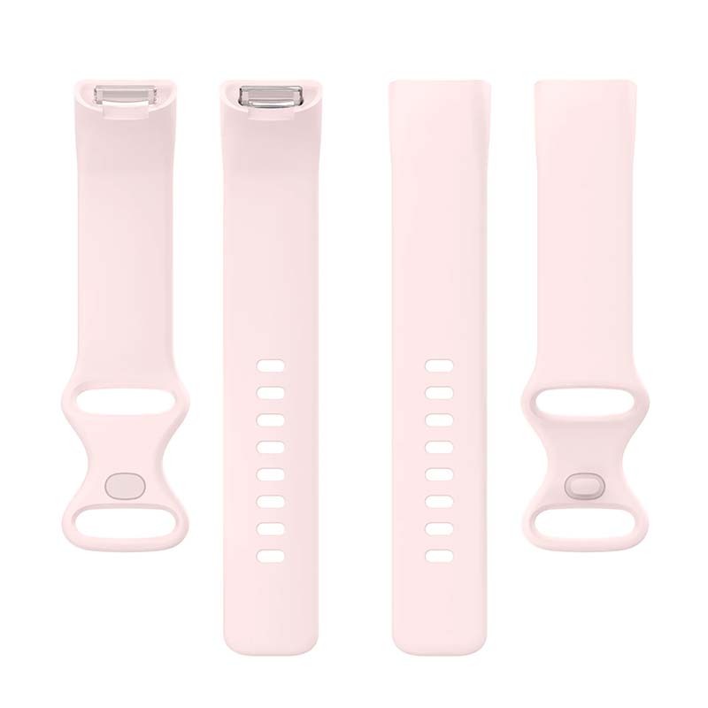 Bracelet en silicone rose pour Fitbit Charge 6 - Ítem4