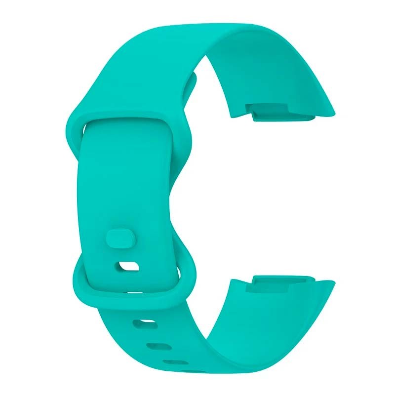 Correa de silicona turquesa para Fitbit Charge 6 - Ítem1