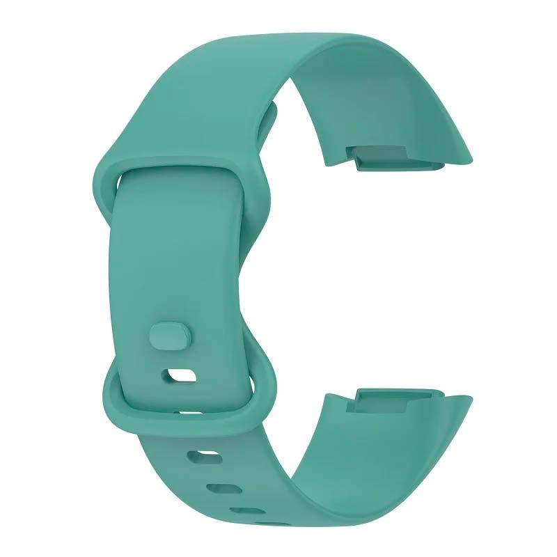 Correa de silicona verde para Fitbit Charge 6 - Ítem1