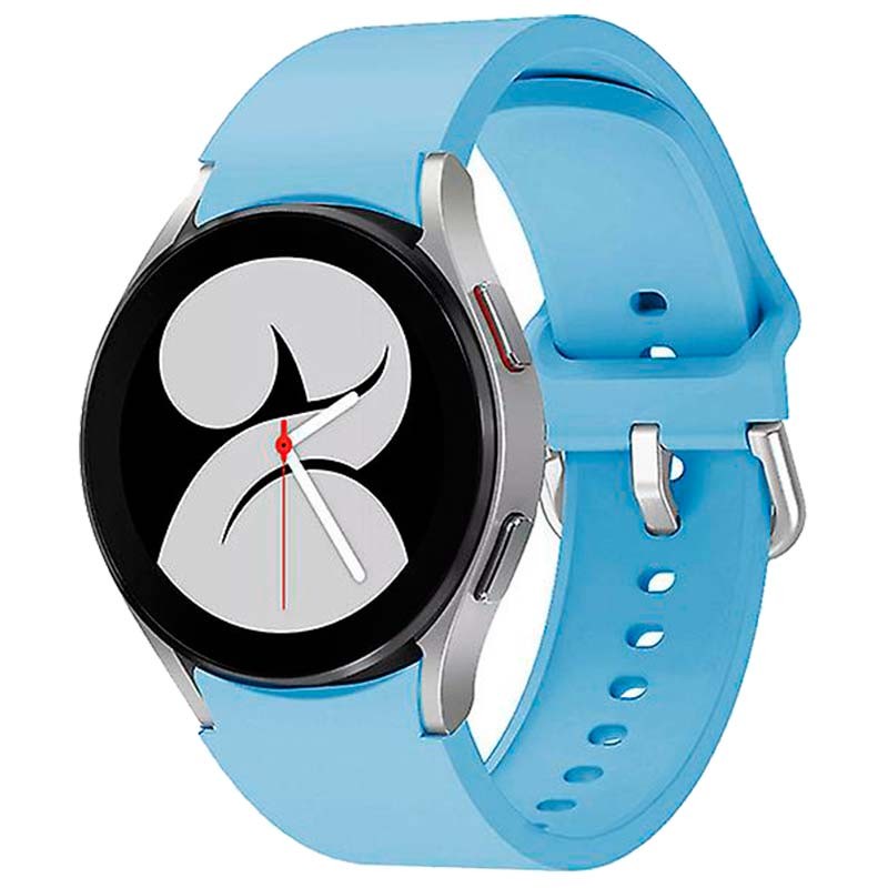 Pulseira de silicone azul claro para Samsung Galaxy Watch - Item