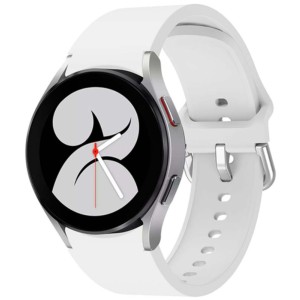 Pulseira de silicone branca para Samsung Galaxy Watch