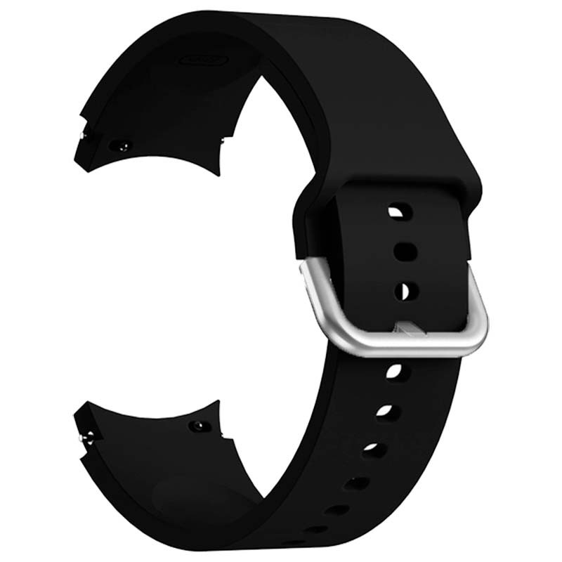 Pulseira de silicone preta para Samsung Galaxy Watch - Item1