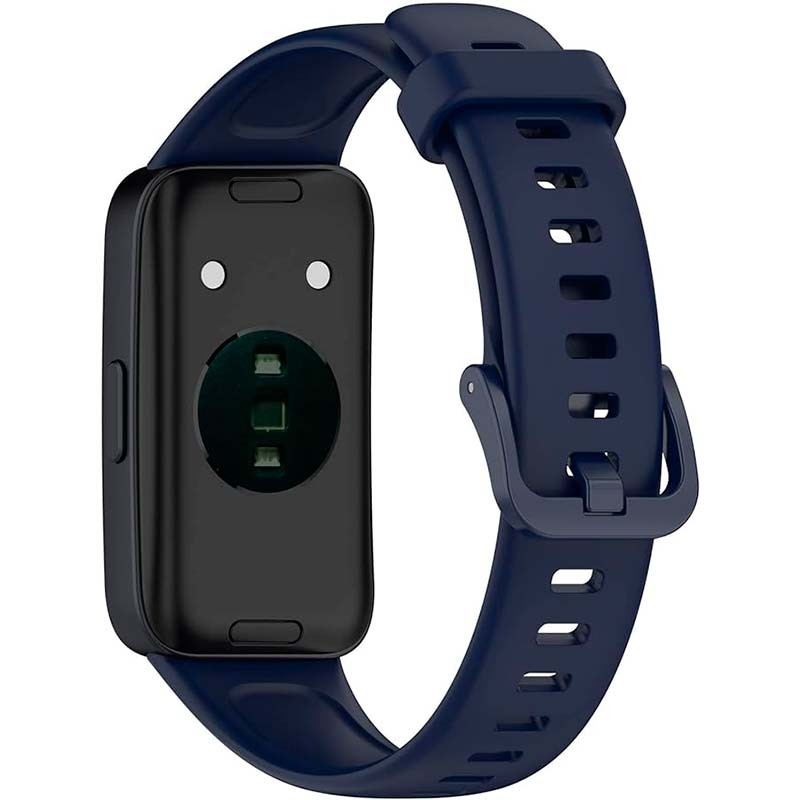 Correa de silicona compatible con Huawei Band 9 en color Azul Marino - Ítem1