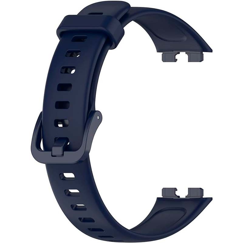 Correa de silicona compatible con Huawei Band 9 en color Azul Marino - Ítem2