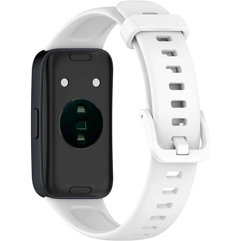 Correa de silicona compatible con Huawei Band 9 en color Blanco - Ítem1