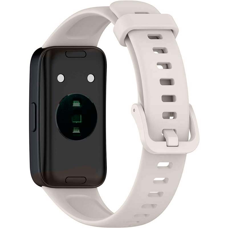 Pulseira de silicone compatível com Huawei Band 9 na cor Cinzento Claro - Item1