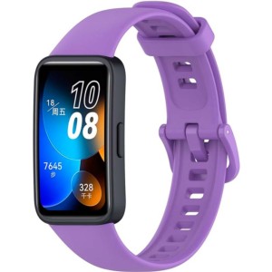 Correa de silicona compatible con Huawei Band 9 en color Morado