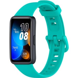 Pulseira de silicone compatível com Huawei Band 9 na cor Turquesa