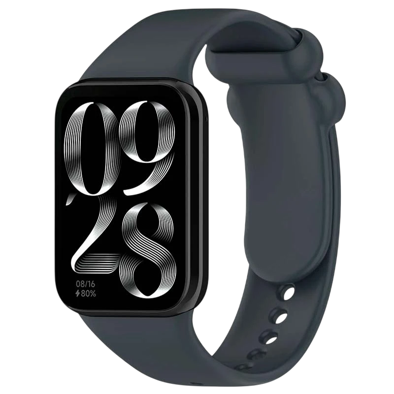 Pulseira Xiaomi Mi Smart Band 9 Pro / Band 8 Pro / Redmi Watch 4 / Redmi Watch 5 Silicone Cinzento Escuro - Item