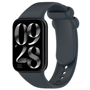 Correa de silicona compatible con Xiaomi Smart Band 8 Pro en color Gris Oscuro