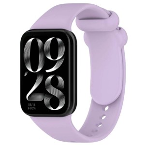 Correa de silicona compatible con Xiaomi Smart Band 8 Pro en color Morado