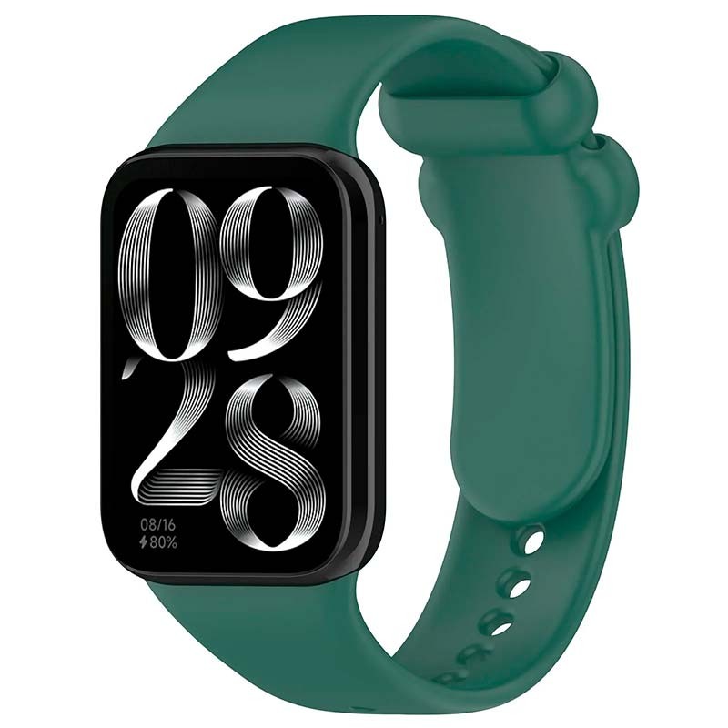 Correa Xiaomi Mi Smart Band 9 Pro / Band 8 Pro / Redmi Watch 4 / Redmi Watch 5 Silicona Verde Oscuro - Ítem