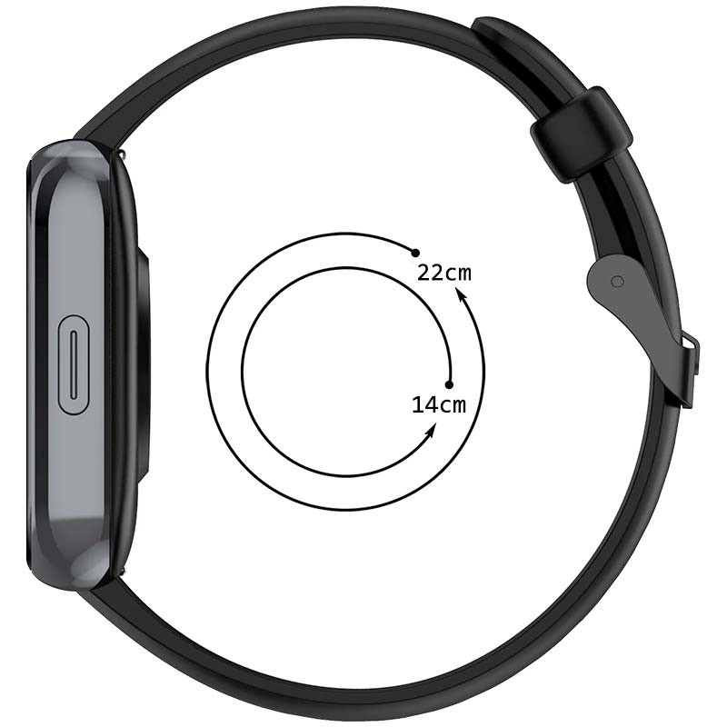 Correa de silicona blanca para Realme Watch 3 - Ítem3