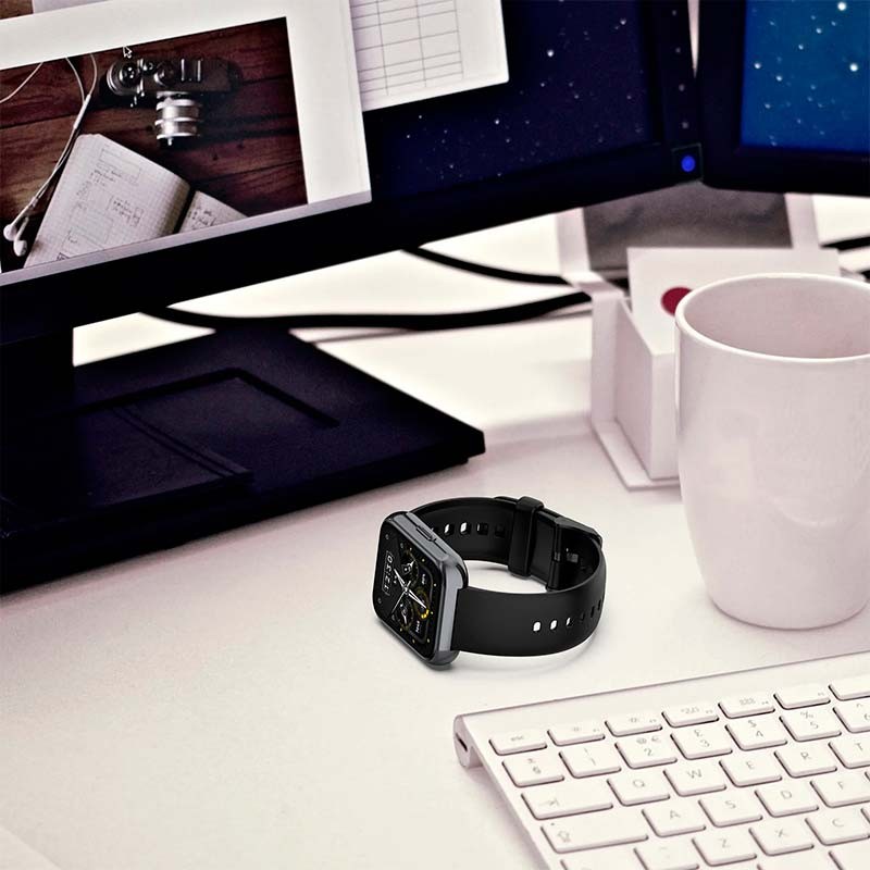 Correa de silicona blanca para Realme Watch 3 - Ítem5