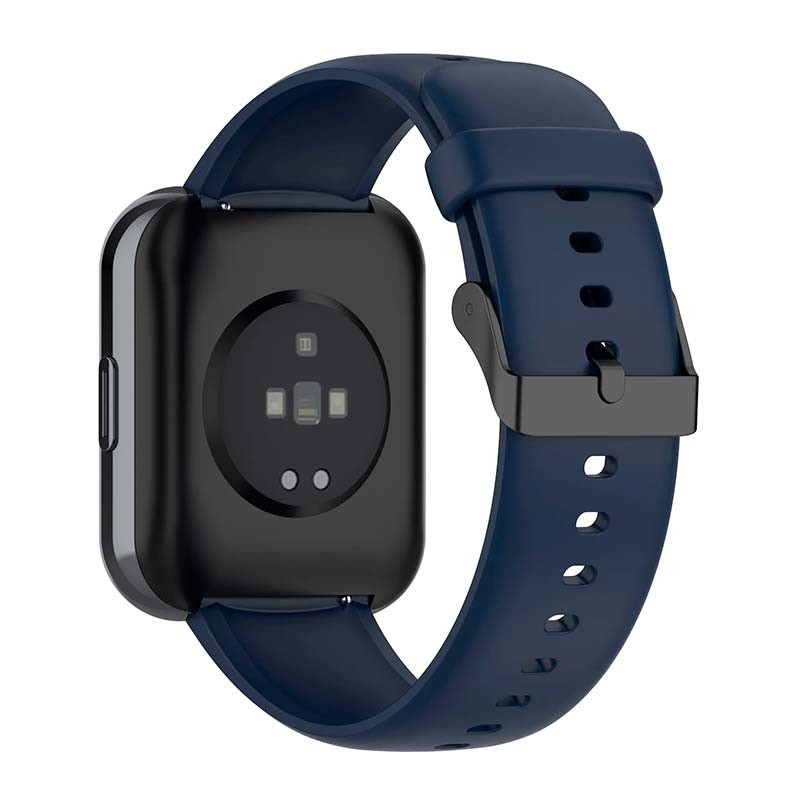 Pulseira de silicone azul escuro para Realme Watch 3 - Item1