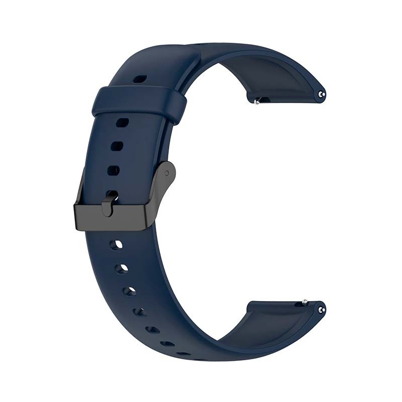 Pulseira de silicone azul escuro para Realme Watch 3 - Item2