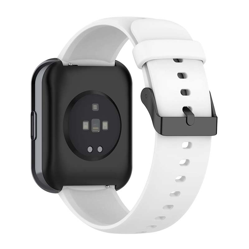 Correa de silicona blanca para Realme Watch 3 - Ítem1
