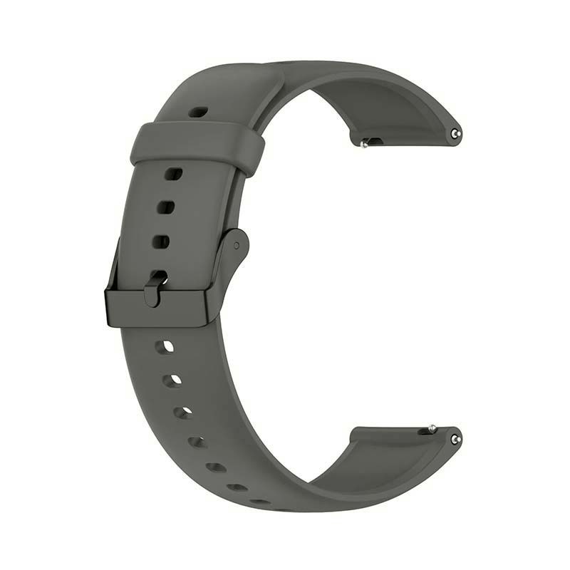 Correa de silicona gris para Realme Watch 3 - Ítem2