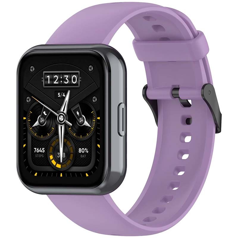 Pulseira de silicone roxa para Realme Watch 3 - Item