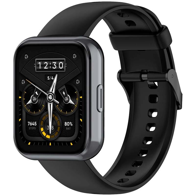 Bracelet en silicone noire pour Realme Watch 3 - Ítem