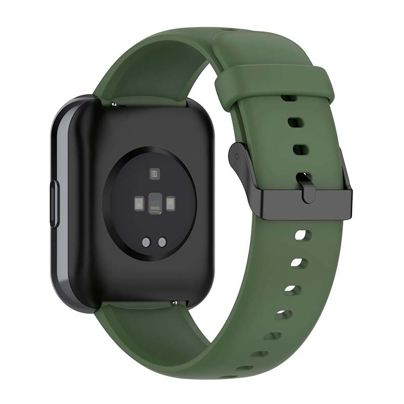 Correa de silicona verde oscuro para Realme Watch 3 - Ítem1