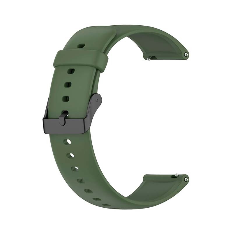 Correa de silicona verde oscuro para Realme Watch 3 - Ítem2