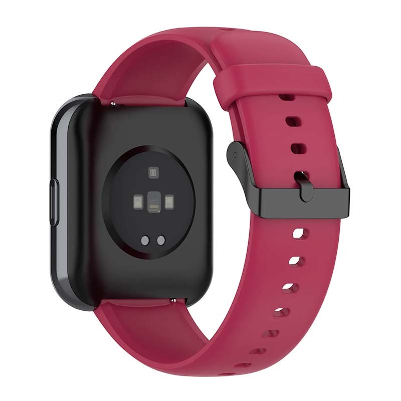 Correa de silicona borgoña para Realme Watch 3 - Ítem1